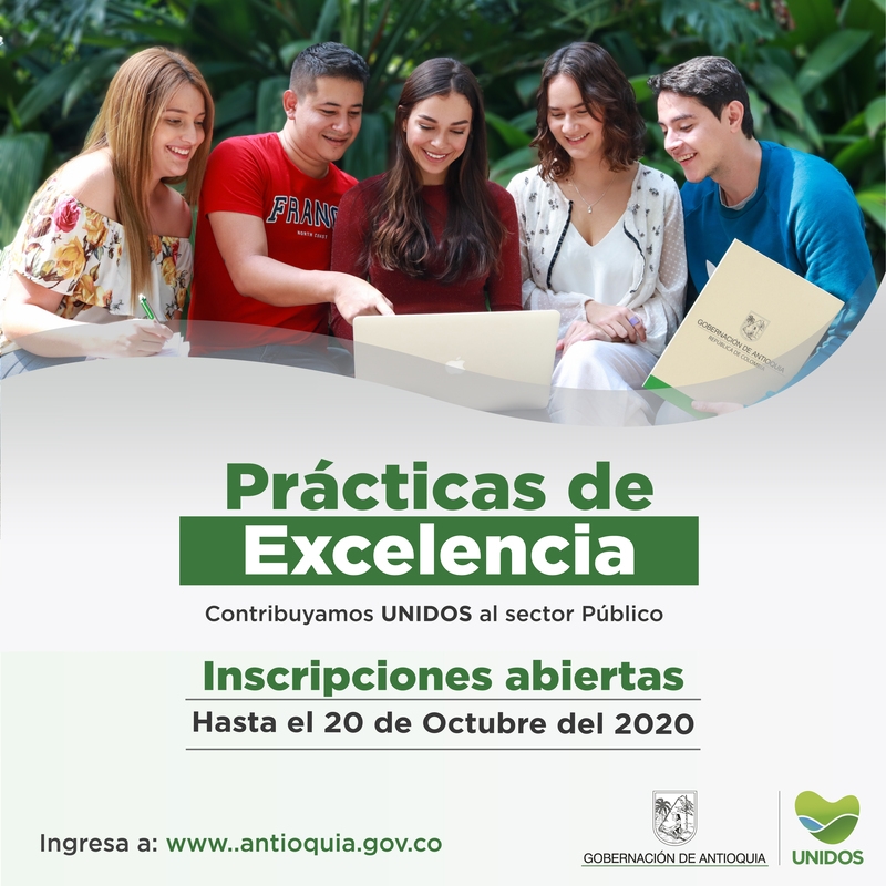 Antioquia Unidos abre convocatoria para seleccionar a 197 estudiantes para realizar sus prácticas laborales
