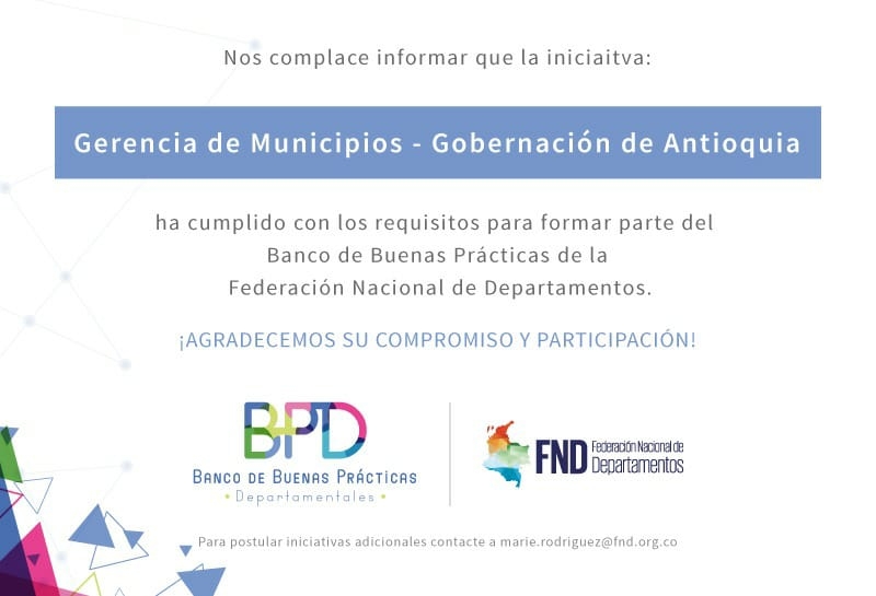 Destacan desempeño de la Gerencia de Municipios