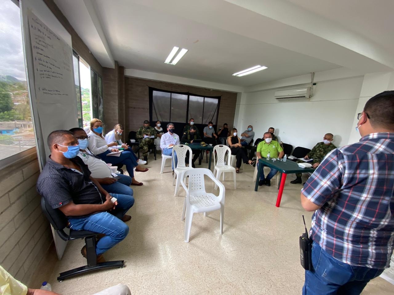 Ayuda Humanitaria a desplazados, fortalecimiento en investigaciones e incremento en controles, las decisiones adoptadas hoy en el Comité de Justicia Transicional en Tarazá