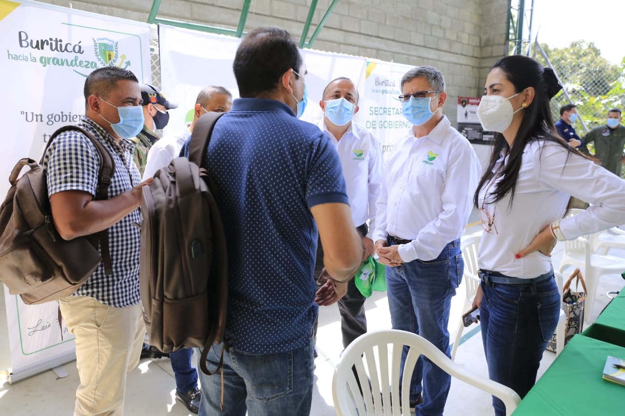 Se realizó en Buriticá reunión de seguridad para analizar temas de orden público en el Occidente