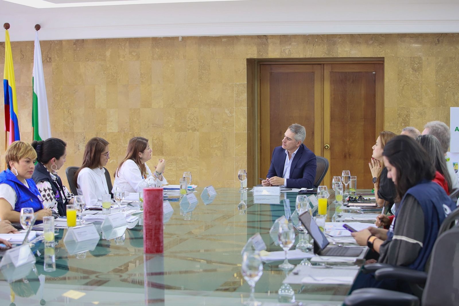 Gobernador Andrés Julián y Defensora del Pueblo resaltaron la importancia de trabajar articuladamente