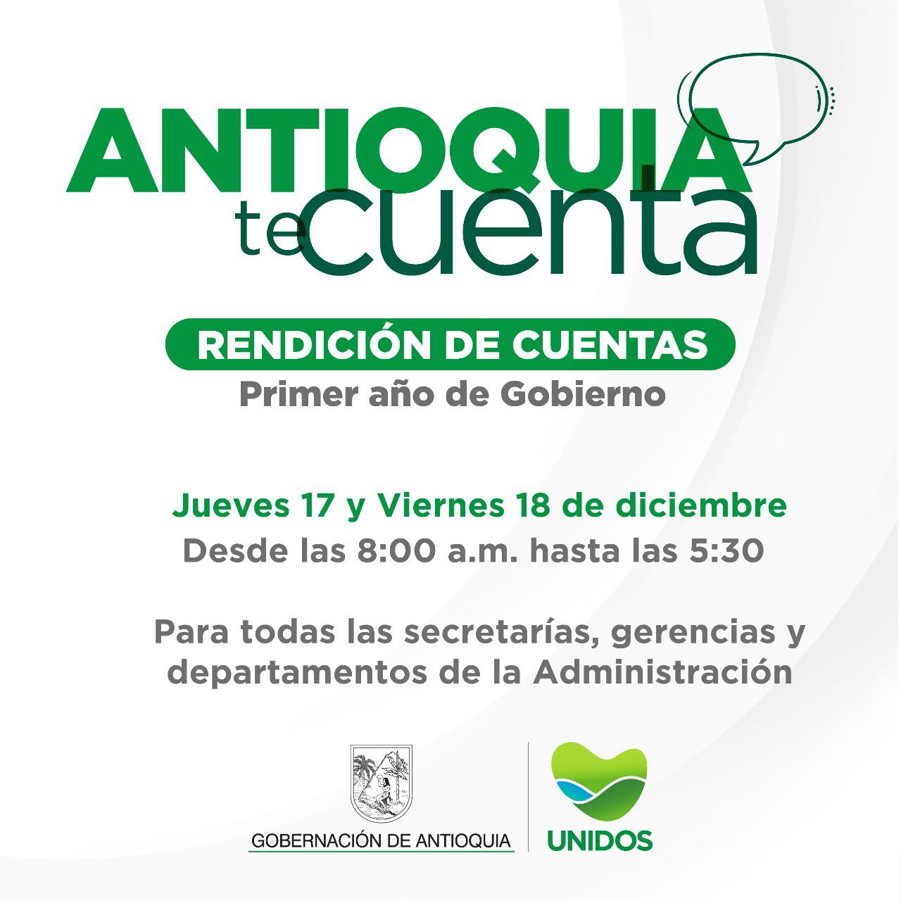 Rendición de Cuentas primer año de gobierno