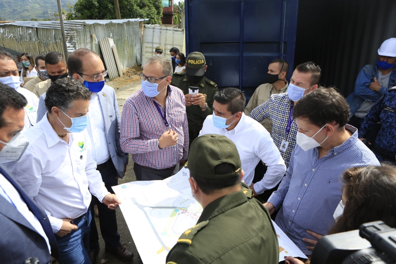 Hoy se puso la primera piedra en las obras de ampliación de la cárcel de máxima seguridad La Paz, de Itagüí