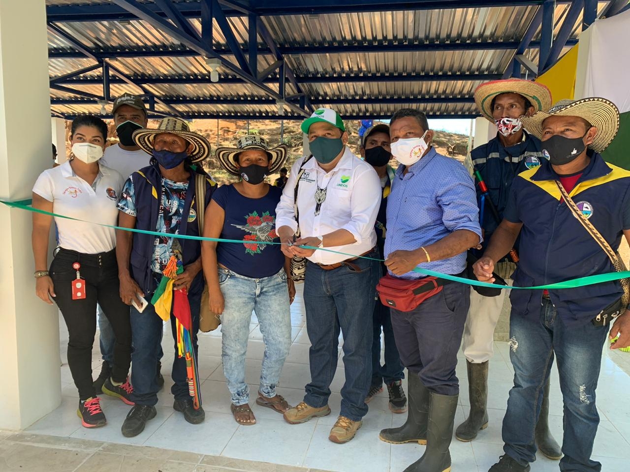 Con el apoyo de la Gobernación de Antioquia se inauguró la Casa de Gobierno del Resguardo Puerto Bélgica, de Cáceres