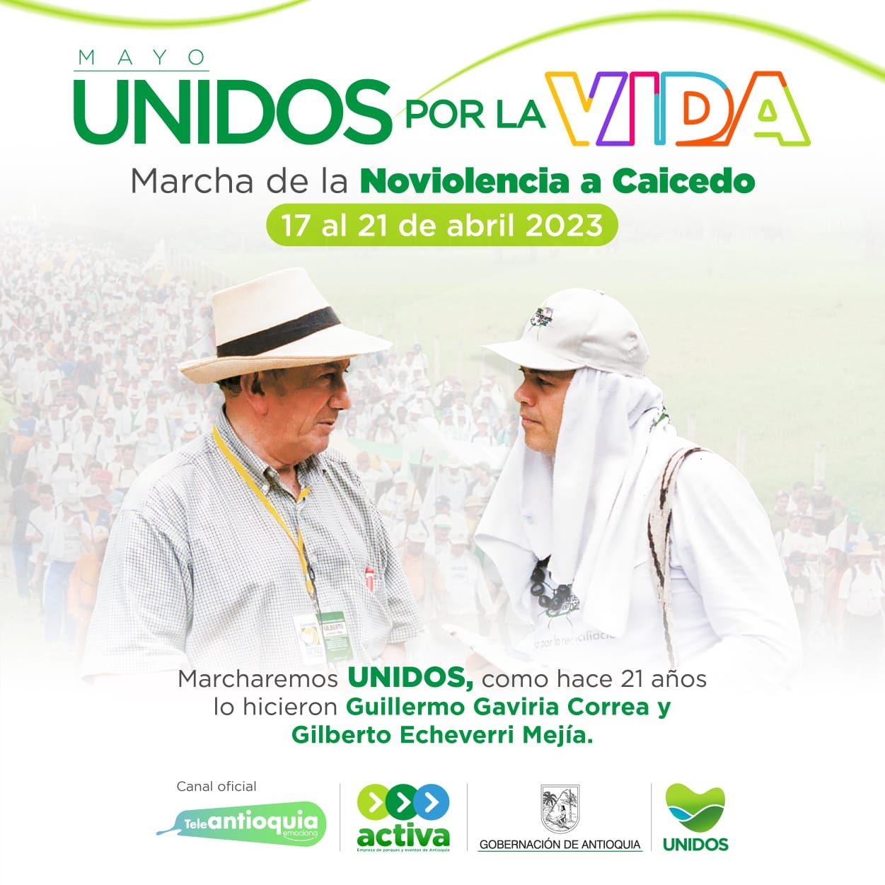 Gran movilización por la VIDA: Sí… hay un camino, la NOVIOLENCIA